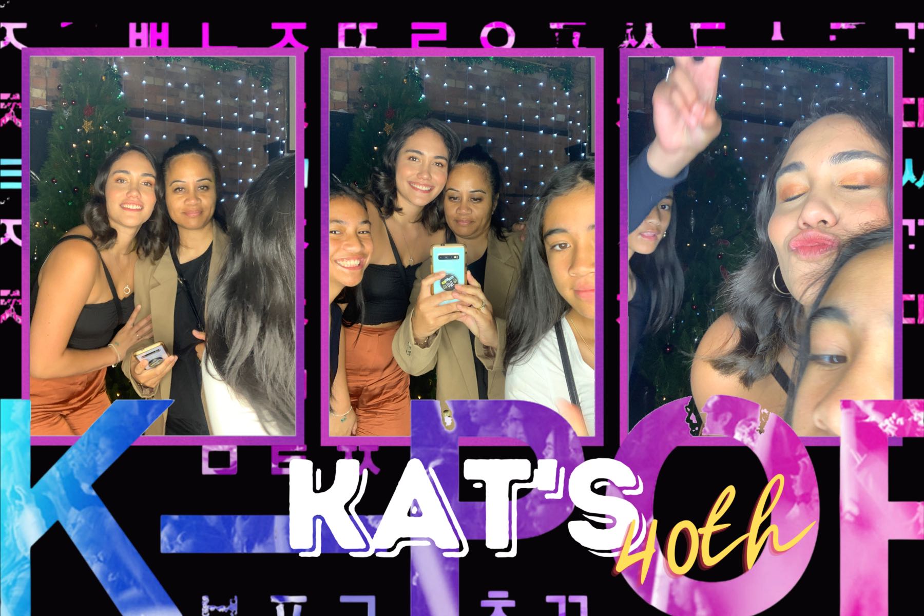 Kat's 40th | View more photos from the event at gallery.photobooth.co.nz/u/SelfieCentral/Kats-40th